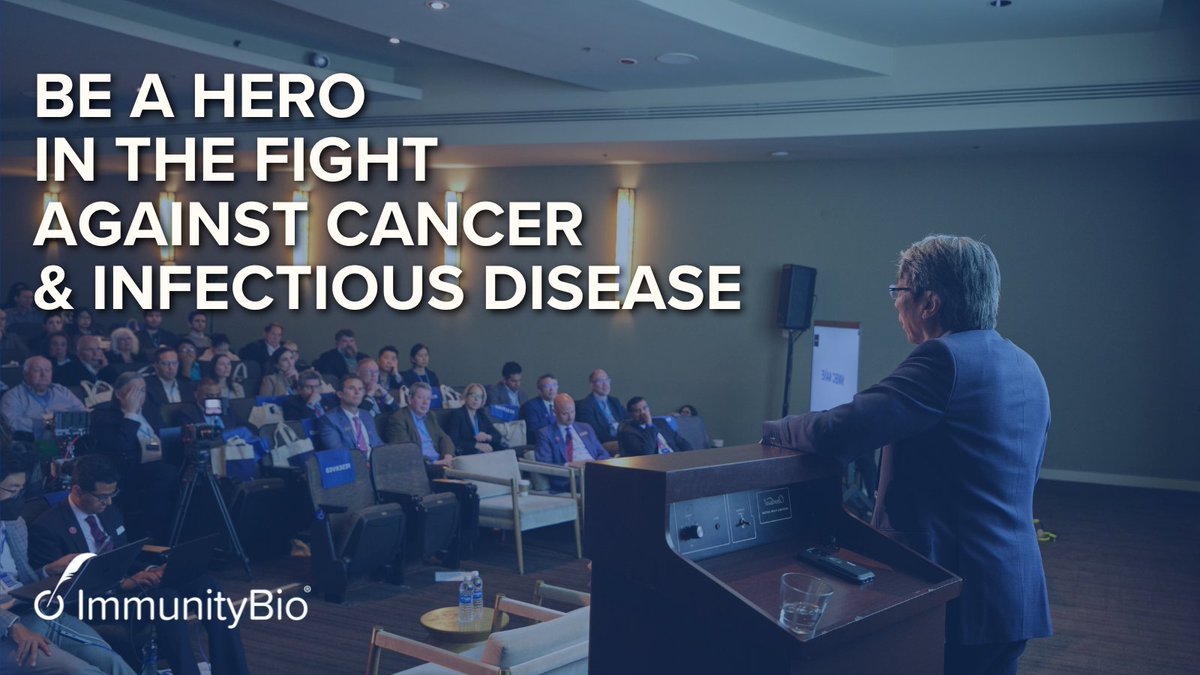 ImmunityBio's tweet image. Join us in transforming the future of cancer treatment. ImmunityBio is advancing innovative therapies that bring new hope to patients facing some of the most challenging cancers. We're looking for passionate, mission-driven individuals to grow with us.
Be a part of something…