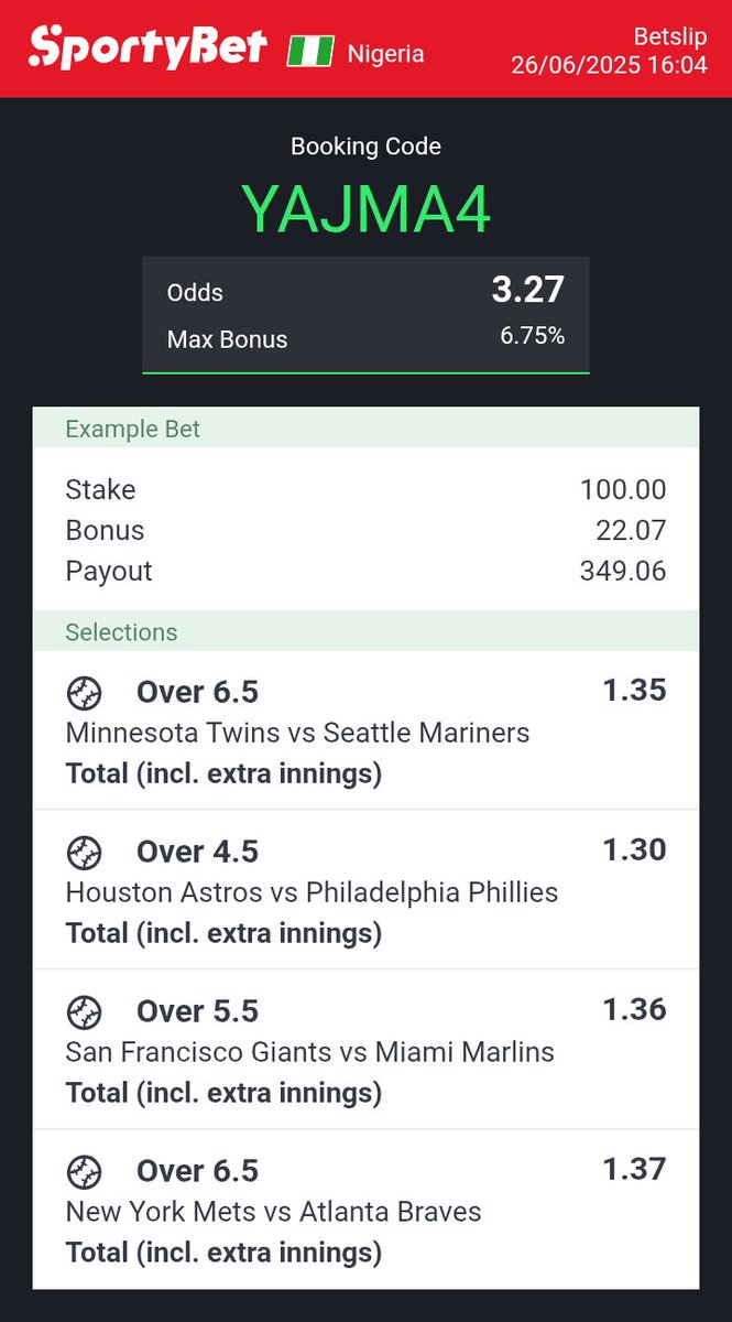 3 odd 

Gamble responsible