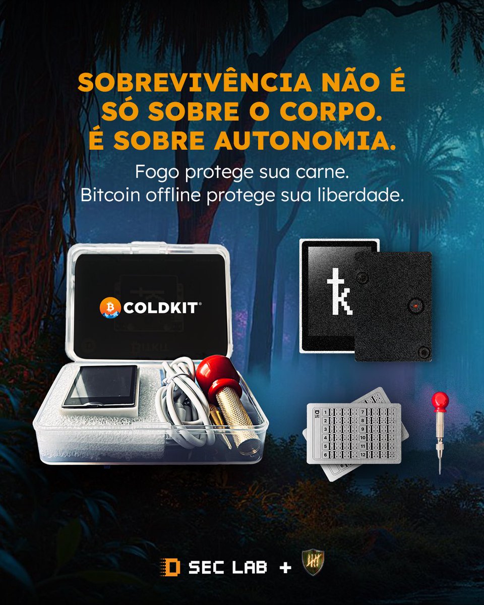 diyseclab's tweet image. Acender fogo ensina a sobreviver ao inimigo visível.
🛡️ Mas e o inimigo invisível?
O rastreio. A censura. O confisco.
🚨 Em colaboração com o @svivencialismo, mostramos por que se proteger vai além do físico.
Bitcoin offline é sua trincheira digital.
💼 Com a Krux Wallet +…