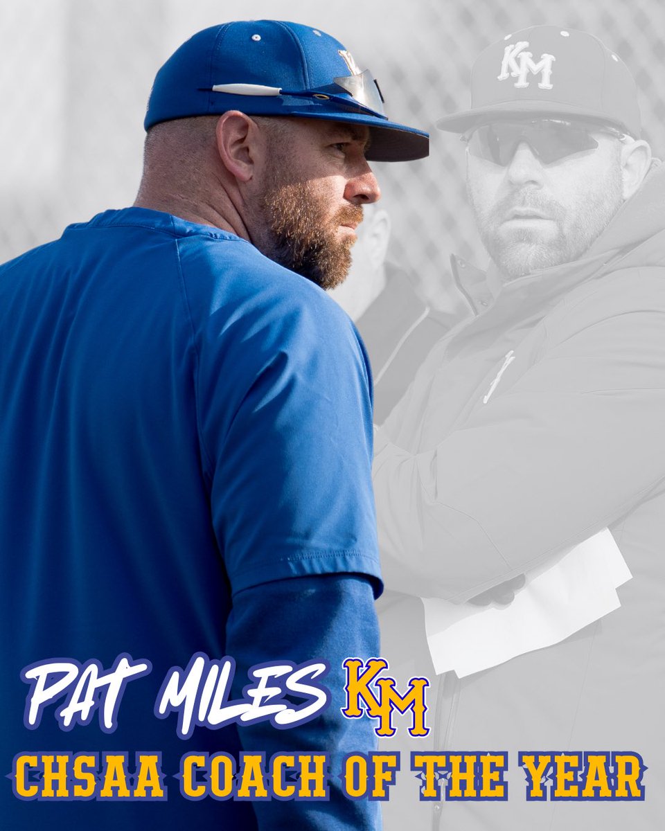 KBergBaseball's tweet photo. The awards keep coming in!! Congrats to varsity baseball head coach Pat Miles on being named the CHSAA Coach of the year by @NewsdayHSsports 

Special recognition to Jack Durso '25 on being named First Team All Long Island. 🔥🐥⚾️  

#Firebirds #bleedblueandgold #rollbirds https://t.co/zuUbHAirOt