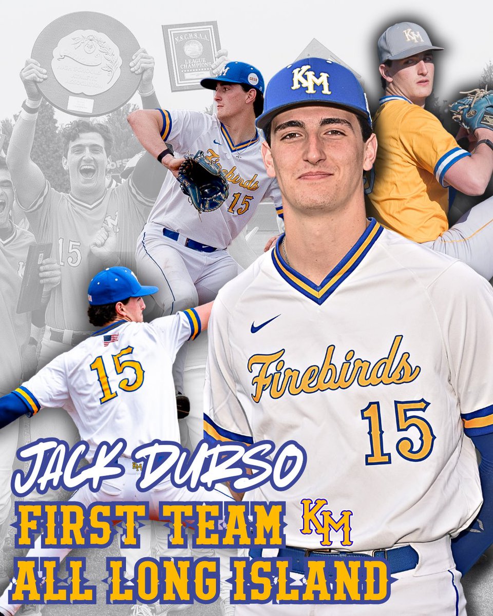 Kellenberg Baseball (@kbergbaseball) on Twitter photo The awards keep coming in!! Congrats to varsity baseball head coach Pat Miles on being named the CHSAA Coach of the year by <a href="/NewsdayHSsports/">Newsday HS sports</a>
Special recognition to Jack Durso '25 on being named First Team All Long Island. 🔥🐥⚾️
#Firebirds #bleedblueandgold #rollbirds The awards keep coming in!! Congrats to varsity baseball head coach Pat Miles on being named the CHSAA Coach of the year by <a href="/NewsdayHSsports/">Newsday HS sports</a>
Special recognition to Jack Durso '25 on being named First Team All Long Island. 🔥🐥⚾️
#Firebirds #bleedblueandgold #rollbirds