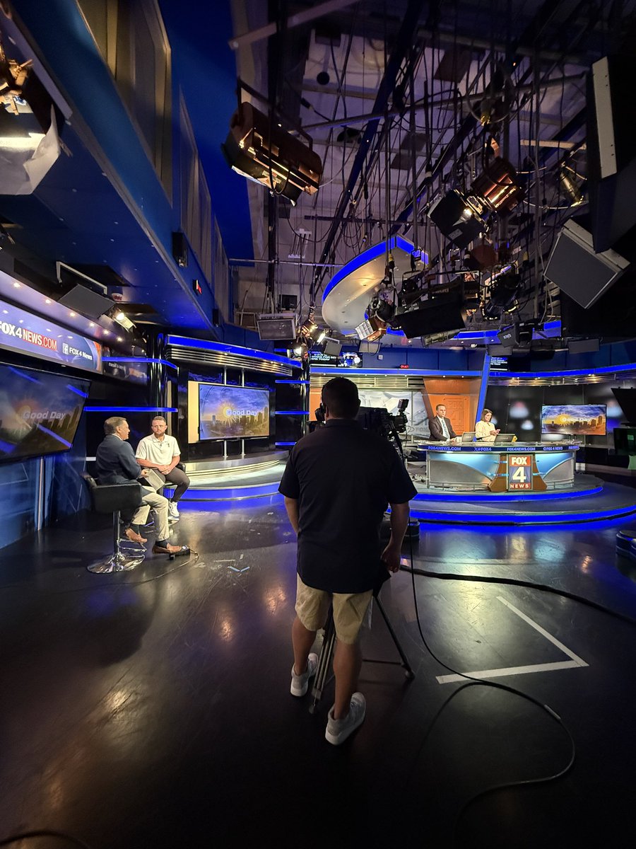 You might be cooler than me now😉 thank you <a href="/FOX4/">FOX 4 NEWS</a> &amp; <a href="/chipwfox4/">Chip Waggoner</a> for having my husband on this am!