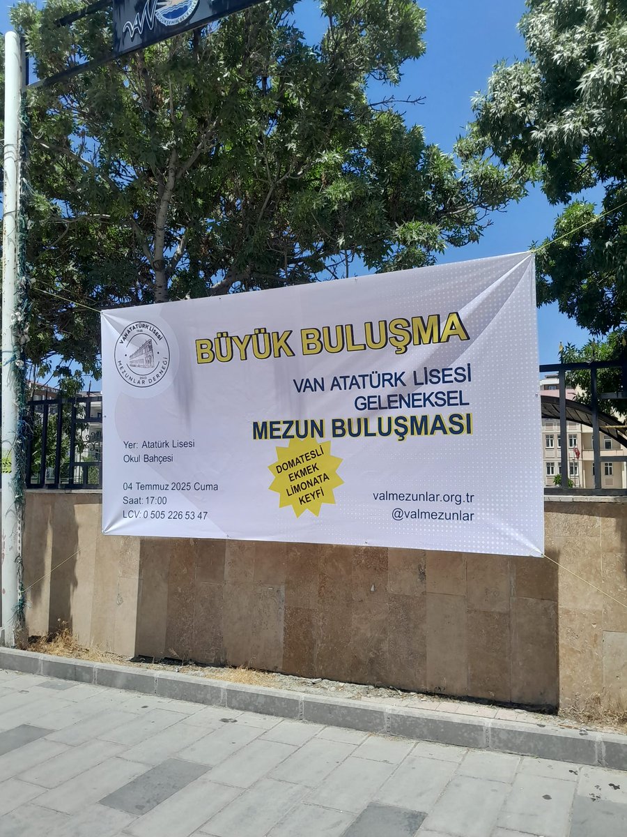 Van Atatürk Lisesi Mezunları Derneği tweet media