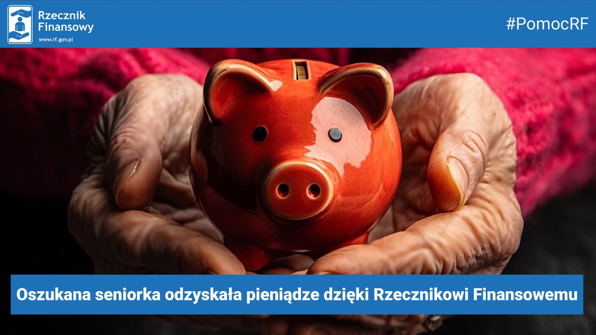 👵 Seniorka odzyskała utracone pieniądze dzięki wsparciu Rzecznika Finansowego💸
🚫Bank odmówił zwrotu, zarzucając rażące niedbalstwo.
⚖️ Dzięki interwencji Rzecznika Finansowego sądy przyznały jej rację.
🔗Szczegóły: tiny.pl/0v54hqfy #RzecznikFinansowy #RF #cyberoszustwo