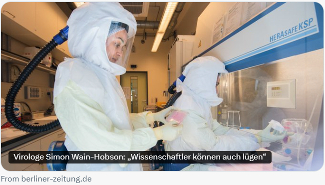 The reasons--the only reasons--gain-of-function virology occurs are:

1) To discover and develop new bioweapons agents.

2) To provide positions, promotions, and publications to several dozen ethically challenged virologists (Baric, Kawaoka, Fouchier, etc.).