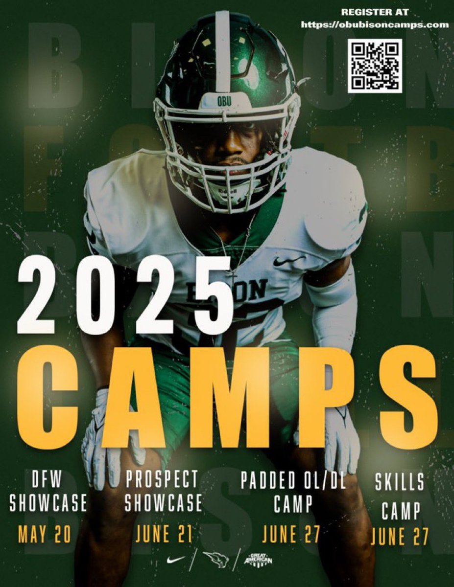Cash Wheeler (@cashwheeler26) on Twitter photo I will be at the <a href="/OBU_Football/">OBU Football</a> camp tomorrow. 💪🏻
<a href="/CoachRoberts760/">Coach Roberts</a> <a href="/Coach_Mashack/">Kwesi Mashack M.Ed.</a>
<a href="/Perryton_HC/">Joshua Hernandez</a> <a href="/CoachWhiteDB1/">Coach White</a> <a href="/RandallSweet5/">Randall Sweet</a> <a href="/PlayByPlayGuy1/">Todd Miller</a> I will be at the <a href="/OBU_Football/">OBU Football</a> camp tomorrow. 💪🏻
<a href="/CoachRoberts760/">Coach Roberts</a> <a href="/Coach_Mashack/">Kwesi Mashack M.Ed.</a>
<a href="/Perryton_HC/">Joshua Hernandez</a> <a href="/CoachWhiteDB1/">Coach White</a> <a href="/RandallSweet5/">Randall Sweet</a> <a href="/PlayByPlayGuy1/">Todd Miller</a>