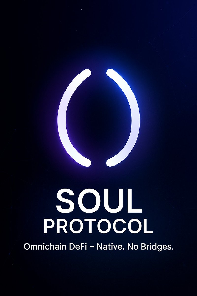 Most think cross-chain means bridges and wrapped tokens.
But that’s the old way.

Soul Protocol does it differently:
Supply on Arbitrum, borrow on Avalanche, repay on Optimism — all natively.
No bridges. No wrappers. Just pure liquidity.
Powered by Aave, Compound, Morpho &amp; more.