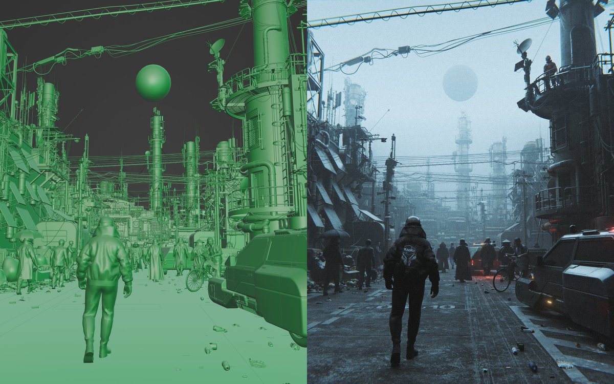 leossenas's tweet image. viewport / final render