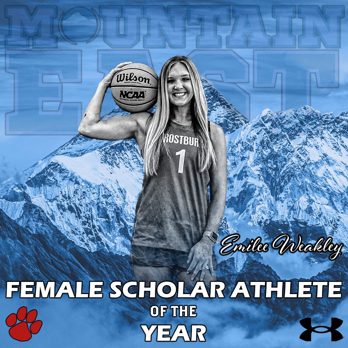 She's got another one! Congrats to Em and <a href="/FROSTBURG_WBB/">Frostburg State WBB</a> on being honored as the MEC's Female Scholar Athlete of the Year #BobcatPride