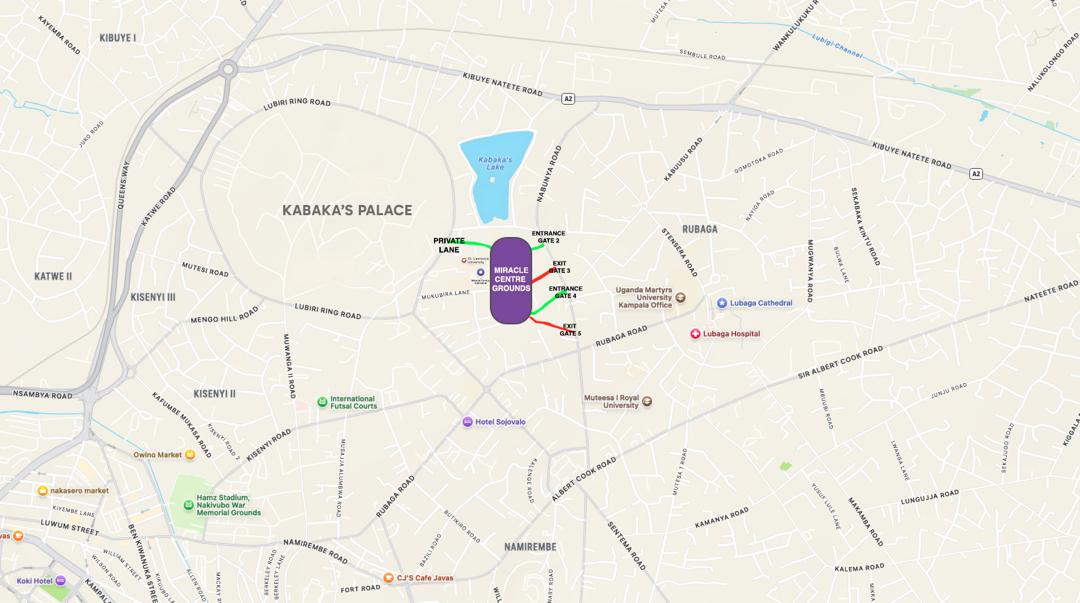 Pr. Benny Hinn Crusade – 27th to 29th June 2025
Please be informed that the following traffic plan will be effected from 27th to 29th June 2025 to facilitate the smooth flow of traffic during the Pr. Benny Hinn Crusade at Miracle Centre Cathedral- Rubaga
#ROUTES
-City Centre