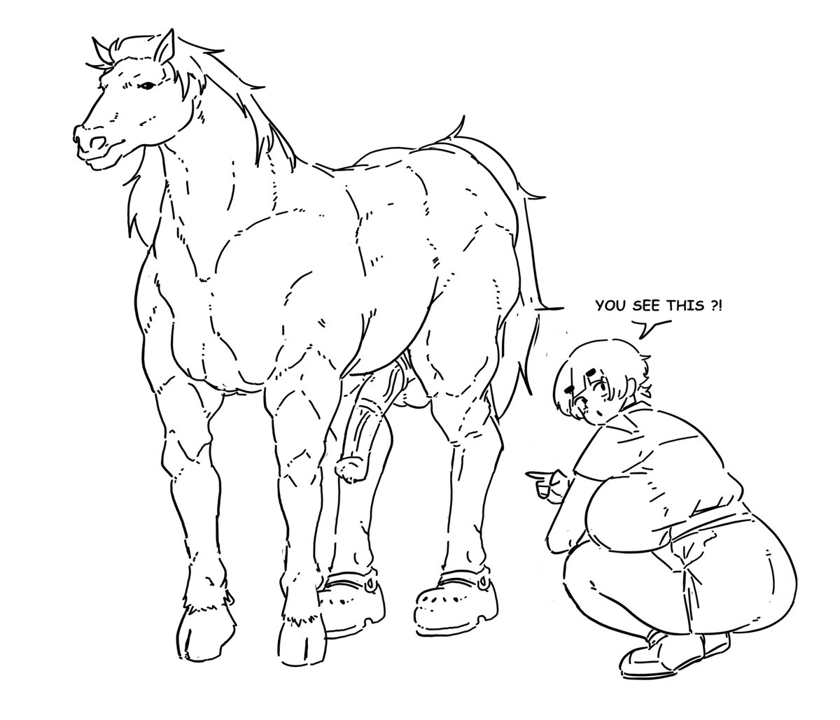 mai_munah25's tweet photo. Trying to draw horse.. https://t.co/JyQGKMvvuz