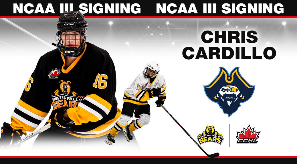 The CCHL (@thecchl) on Twitter photo The Central Canada Hockey League and the <a href="/SFBears/">Smiths Falls Bears</a> are pleased to announce forwardChris Cardillo has committed to NCAA DIV III <a href="/UMDIceHockey/">UMass Dartmouth HCKY</a> for the 2025-26 season.
📸icelevel.com The Central Canada Hockey League and the <a href="/SFBears/">Smiths Falls Bears</a> are pleased to announce forwardChris Cardillo has committed to NCAA DIV III <a href="/UMDIceHockey/">UMass Dartmouth HCKY</a> for the 2025-26 season.
📸icelevel.com