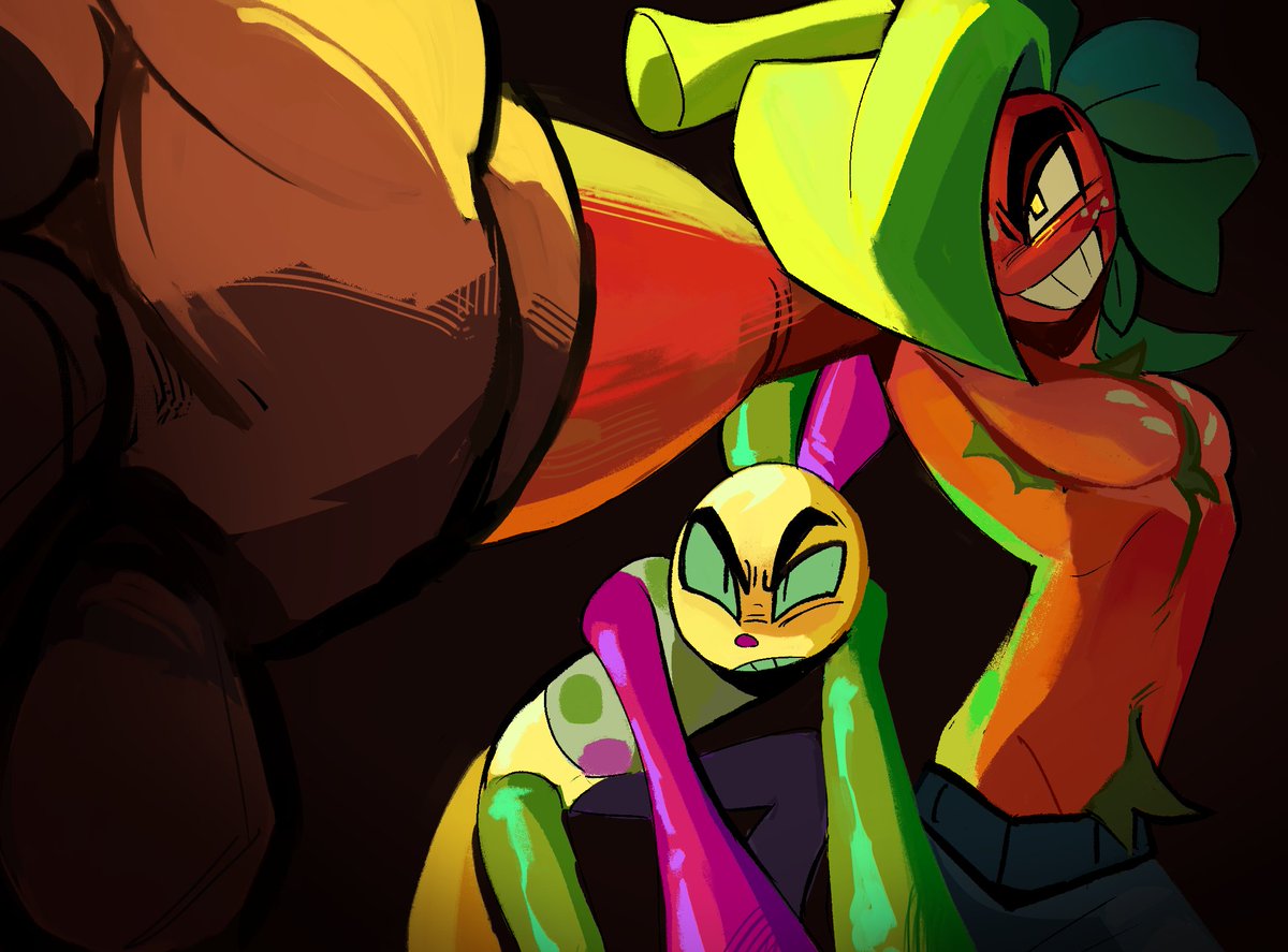 and we back with color exploration!

also just an excuse to draw them theyre my favorite
#dandysworld