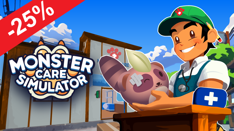 BananaTigerStd's tweet photo. The Steam Summer Sale is here! ☀️
 Monster Care Simulator is 25% OFF! 🐾💖
 Care for adorable monsters, treat clients’ creatures, hatch eggs, and build your own cozy sanctuary! 💚

 👉https://t.co/B1ypnIrZ9z

#SteamSummerSale #cozygames  #IndieGameDev https://t.co/IyJANiQEAo