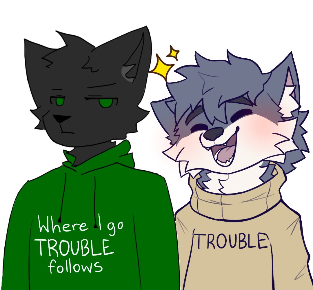 silly art collab with a friend :3