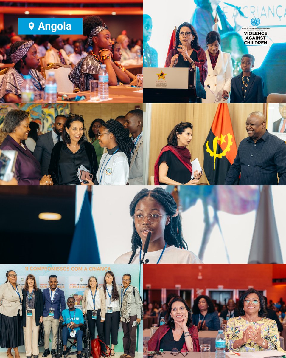 The Angolan Government has reaffirmed its political commitment at all levels - national, provincial, and municipal - during the SRSG-VAC's visit, as highlighted by key officials, including First Lady Ana Dias Lourenço and Ministers Ana Paula do Sacramento Neto and Manuel Homem.