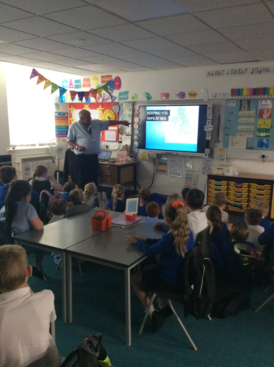 OwstonPPA's tweet photo. Year 2 had a special visit from Clive at the RNLI. He taught them all about how to stay safe around water and what to do in an emergency. A fun and important session.

 Thank you, Clive! 🛟 @RNLI 

 #TeamOwston #WaterSafety #RNLI #LifesavingSkills #Year2Learning https://t.co/6e6HYthK0s