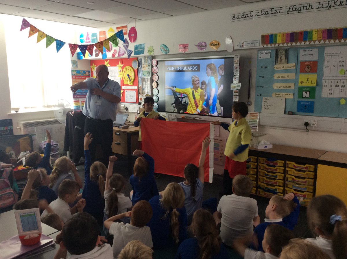 OwstonPPA's tweet photo. Year 2 had a special visit from Clive at the RNLI. He taught them all about how to stay safe around water and what to do in an emergency. A fun and important session.

 Thank you, Clive! 🛟 @RNLI 

 #TeamOwston #WaterSafety #RNLI #LifesavingSkills #Year2Learning https://t.co/6e6HYthK0s