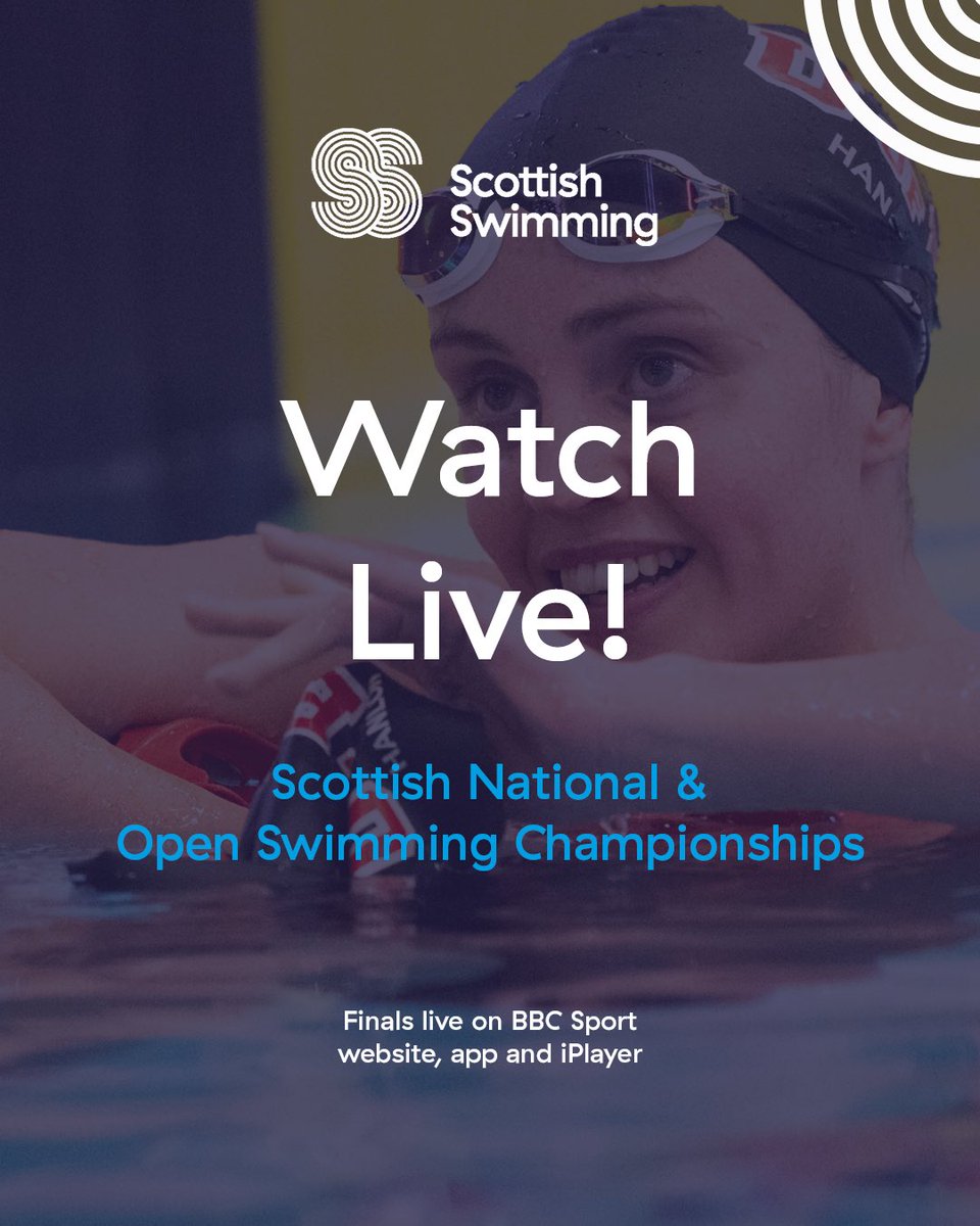 ScottishSwim's tweet photo. A bumper weekend of swimming lies in wait… headlined by the Scottish National Open Championships! 🏴󠁧󠁢󠁳󠁣󠁴󠁿

All finals will be line on BBC, with live stream available for all sessions on YouTube 📺

Action begins tomorrow ✅

Full details: https://t.co/f0yOOXManJ https://t.co/USlePxv4Xh