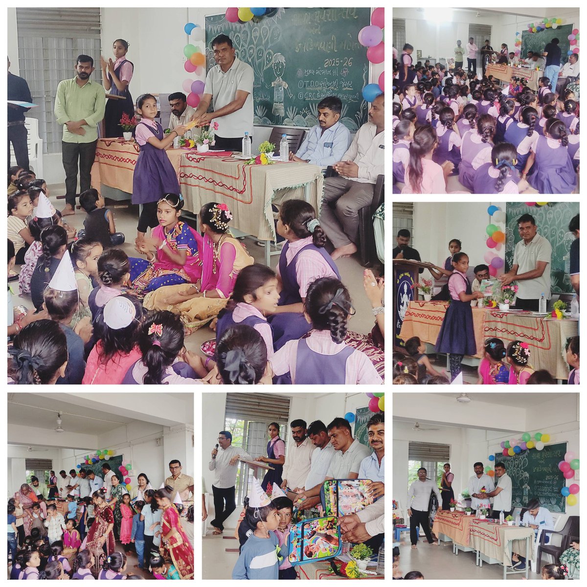 આજ઼ રોજ જેસર તાલુકાના તાતણીયા, ઇટીયા અને બિલા ગામે કન્યા કેળવણી અને શાળા પ્રવેશ ઉત્સવમાં કુલ 113 વિધાર્થીઓએ શાળામાં પ્રવેશ મેળવ્યો અને રાજ્ય સરકાનો આ 23 મો કન્યા કેળવણી અને શાળા પ્રવેશ ઉત્સવ ઉજવવામાં આવ્યો અને બાળકોને સન્માનિત કર્યા. #ShalaPraveshotsav