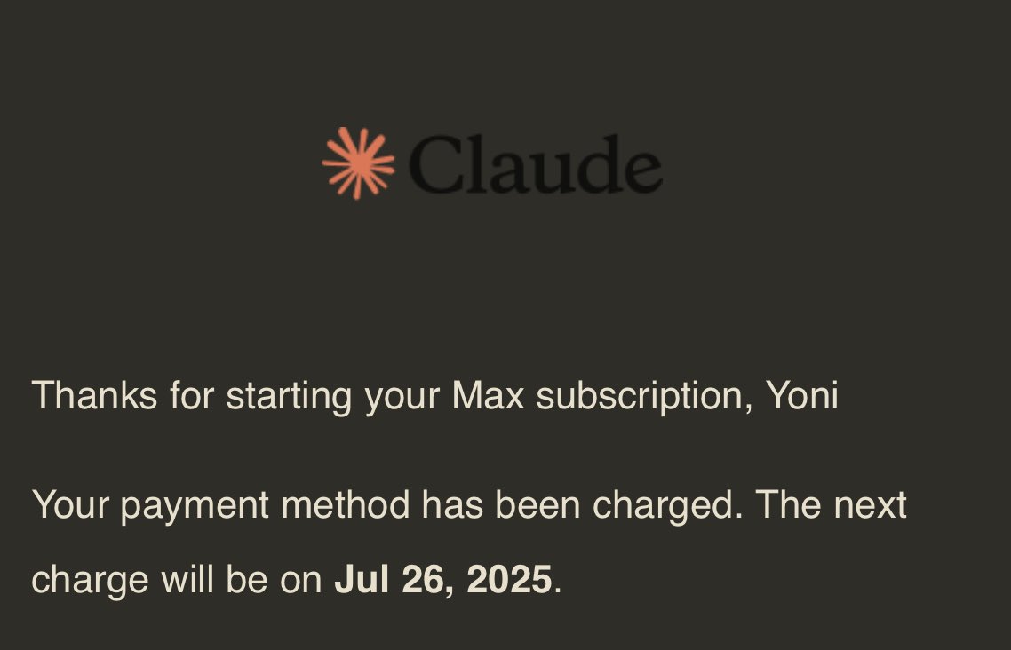 no, thank you!

sometimes I spend money on a product and it delights me to give the company money

$20/mo to Cursor, $100/mo to Anthropic are two examples

i aspire to build a product myself that delights customers in this way

where the user feels like they are getting the