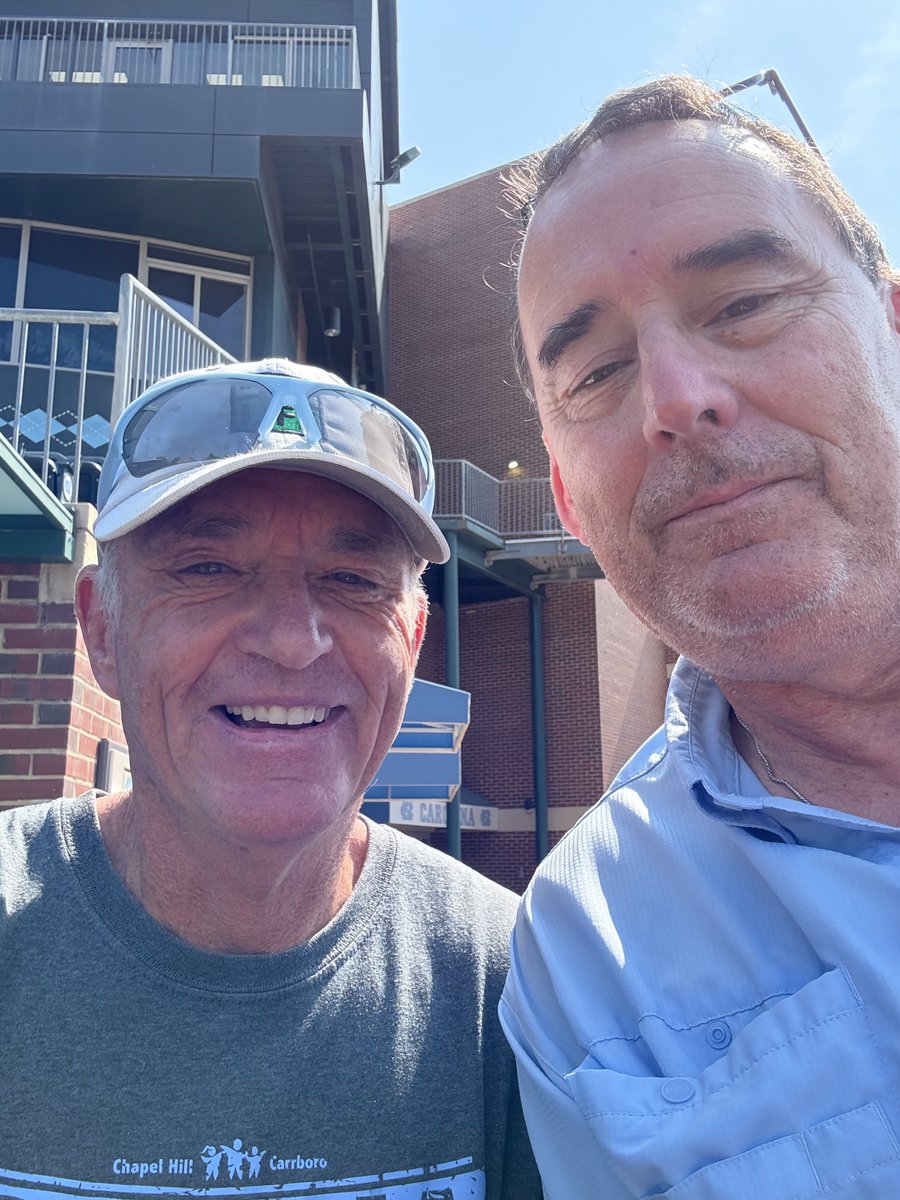 Always tracking down coaches to pick there brain. Anybody know who the guy on the left is?