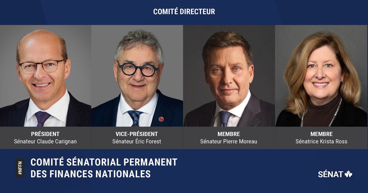 Je souhaite remercier mes collègues pour leur confiance réitérée en me réélisant à nouveau à la présidence du Comité sénatorial permanent des finances nationales. Bon été à toutes et à tous.