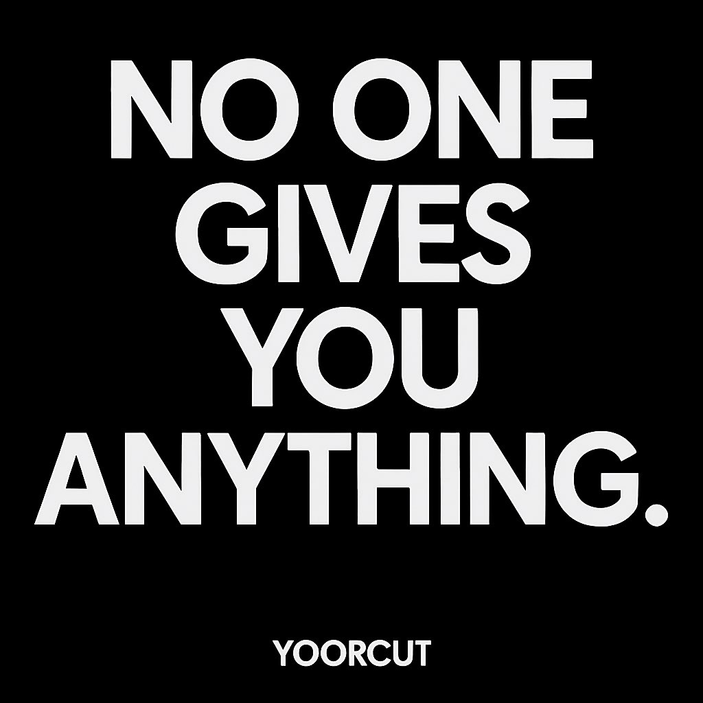 YOORCUT's tweet photo. You want it? TAKE it.

No one’s coming to hand you power.

No one’s offering you freedom.

You either grab the wheel — or you’re cargo.

#YOORCUT
#MiddlemanMovement https://t.co/vsu74edvWd