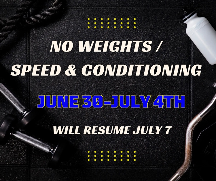 Logan View Raiders (@loganviewraider) on Twitter photo Wishing you a happy and safe Fourth of July! Please note there will be no weights or speed & conditioning sessions next week. Wishing you a happy and safe Fourth of July! Please note there will be no weights or speed & conditioning sessions next week.