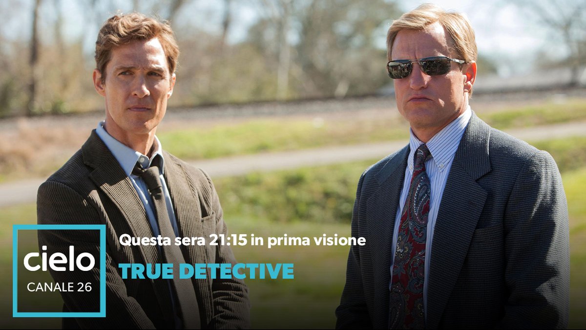 Questa sera è tempo di scoprire la verità. “True detective” vi aspetta in prima visione alle 21:15 su Cielo! 🕵🏻‍♂️
