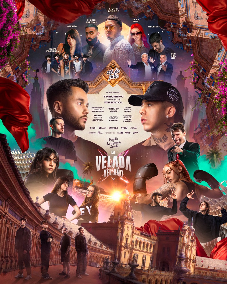 kaerreee's tweet image. Full-quality official poster x La Velada del Año V
hope you all like it! 🥊🌴🎨
