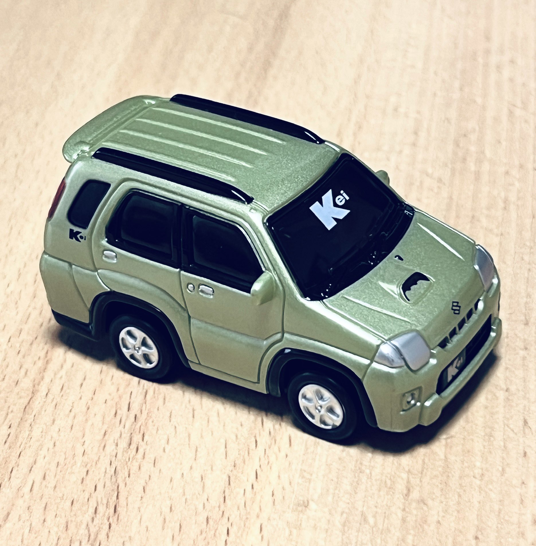 SUZUKI Kei ミニカー ホワイト プルバックカー - メルカリ