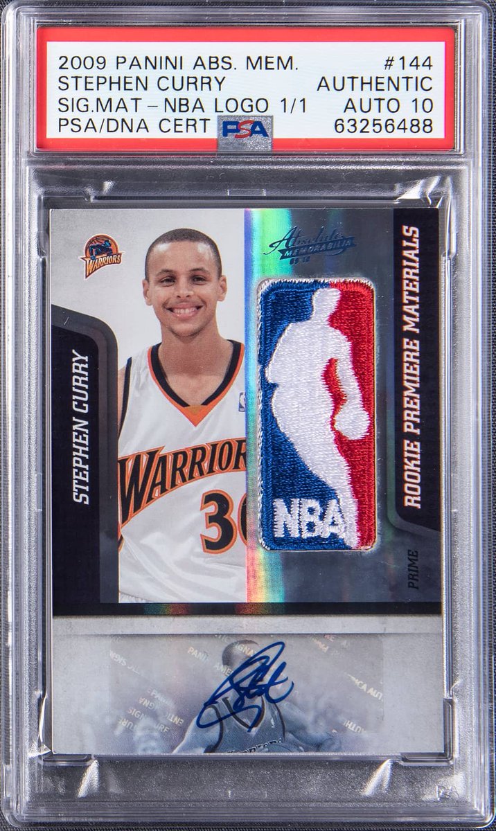 JylesCards's tweet photo. 2024 Topps Now Olympics Autographs Gold #27C Stephen Curry Signed Card (#1/1) - $518,500
OR
2009-10 Panini Absolute Memorabilia Signature Materials NBA Logo #144 Stephen Curry Signed Logoman Patch Rookie Card (#1/1) - $492,000
Sales data provided by Card Ladder https://t.co/CANygNvCZA