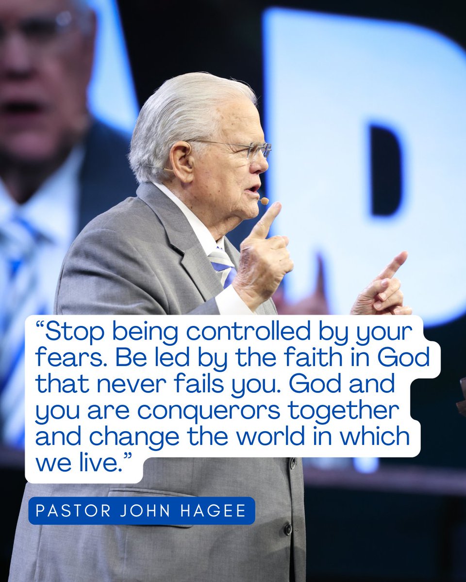 PastorJohnHagee's tweet image. You + God = victory. Don’t fear what’s ahead—change it with bold, unshakable faith.