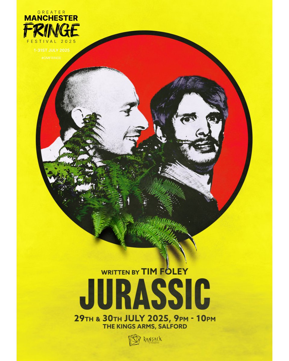 A vicious new comedy about disinformation and dinosaurs written by Bruntwood-prize winning Tim Foley.

Join us at <a href="/kingssalford/">The Kings Arms</a> during the <a href="/GMFringe/">Greater Manchester Fringe</a> this July for two special performances!

greatermanchesterfringe.co.uk/events/jurassi…
