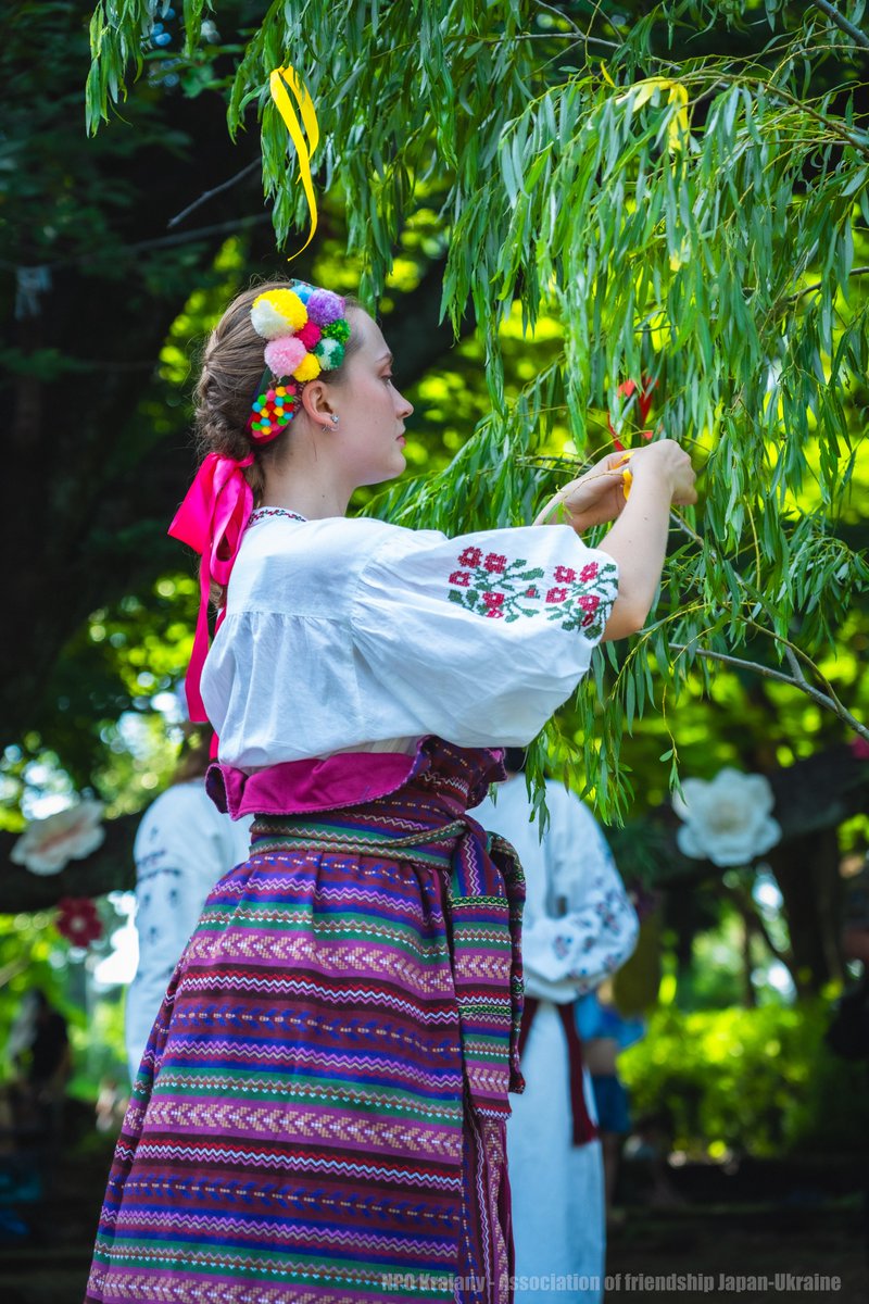 開催まであと8日🌿

#クパーラ祭 では、花だけでなく草も主役。特にヨモギは魔除けの草として知られ、花かんむりに入れたり、窓に挿したり...

自然とともに暮らしてきたウクライナの知恵が今も息づいています。

📷<a href="/VictorYevtushuk/">Victor Yevtushuk🇺🇦🇯🇵</a>
#夏至祭 #ウクライナ文化 #多文化共生 #ウクライナ