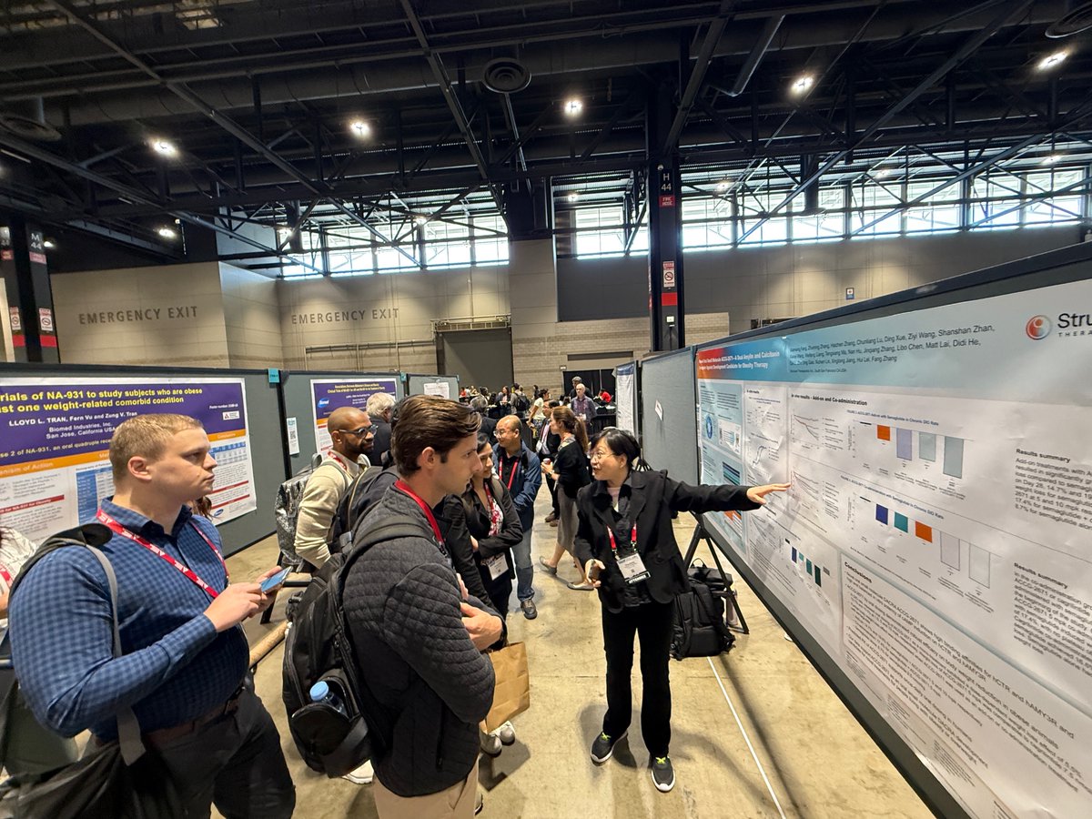 We’re back from an inspiring few days at #ADASciSessions, where the energy around innovation in the obesity field was truly remarkable. It was a milestone moment for Structure as we debuted our first-ever medical booth and shared exciting preclinical data from our oral