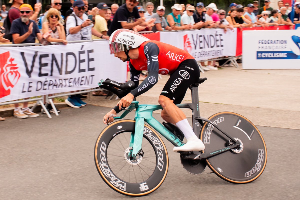 Kévin Vauquelin se classe 2ème du Championnat de France contre-la-montre 🔴⚫️