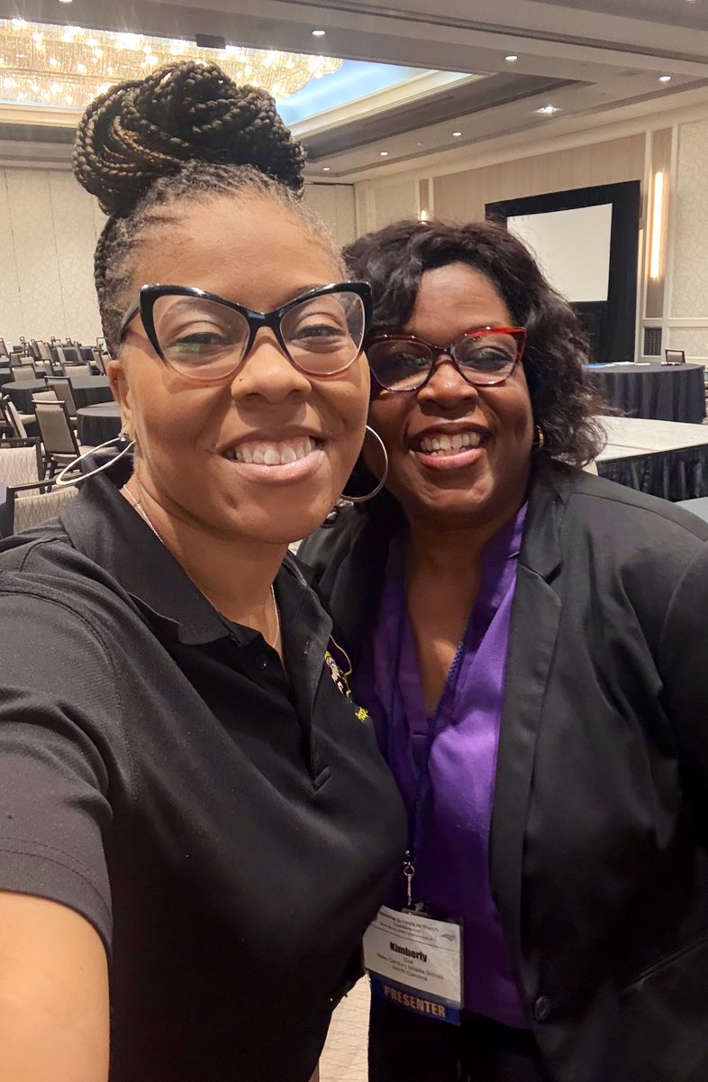 LatreiciaAllen's tweet photo. Two #DLPNC principals reunited in DC at the National Forum @SchoolstoWatch Conference! From building leadership in NC to celebrating excellence on the national stage, this is what growth and purpose look like. #SchoolsToWatch #FromNCtoDC @NCPrincipals @tomwilliams777 https://t.co/QLfX9EvJSS