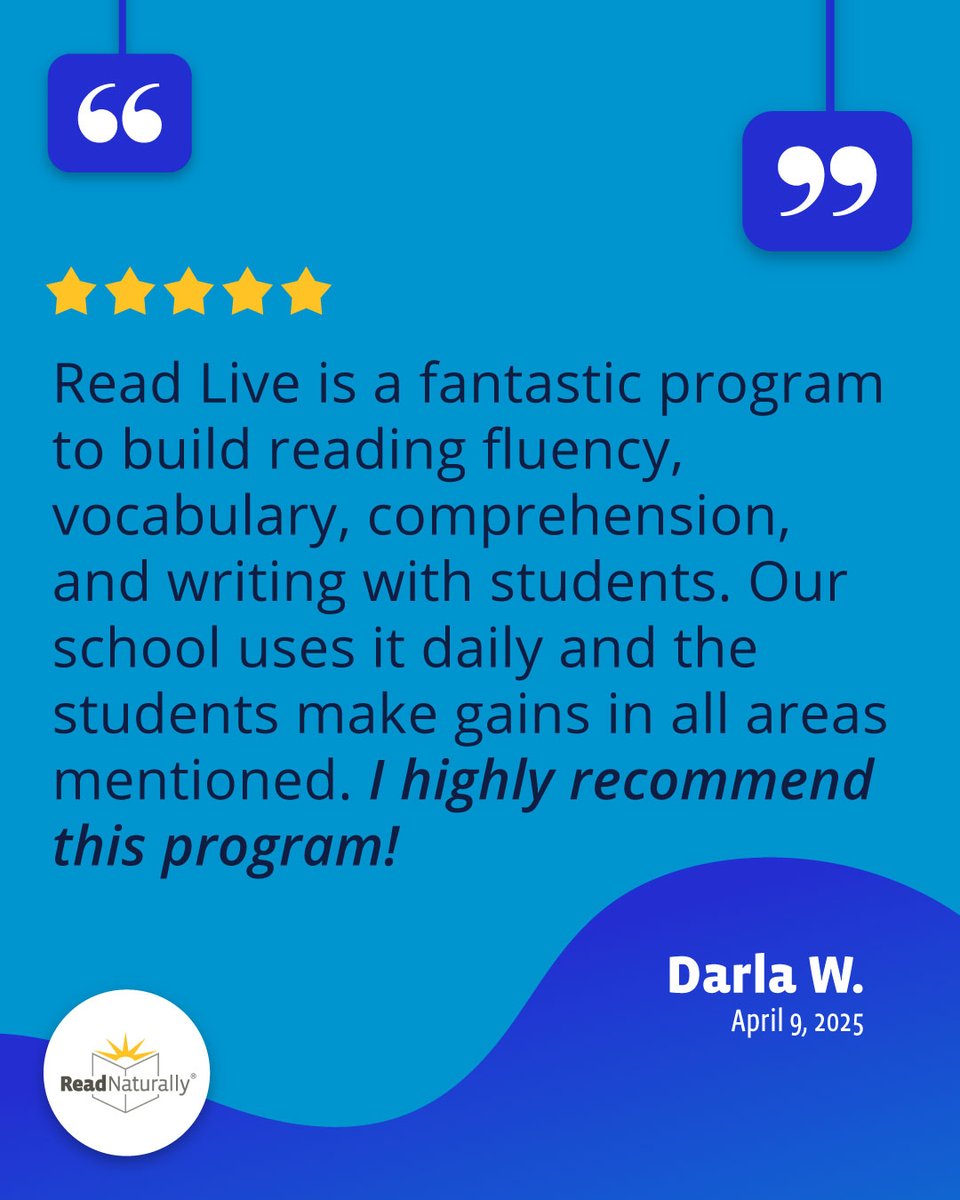 Looking for a proven way to boost fluency, vocabulary, comprehension, and more? Read Live delivers—with engaging nonfiction stories, tons of support for teachers, and measurable results.

#LiteracyGrowth #ScienceOfReading