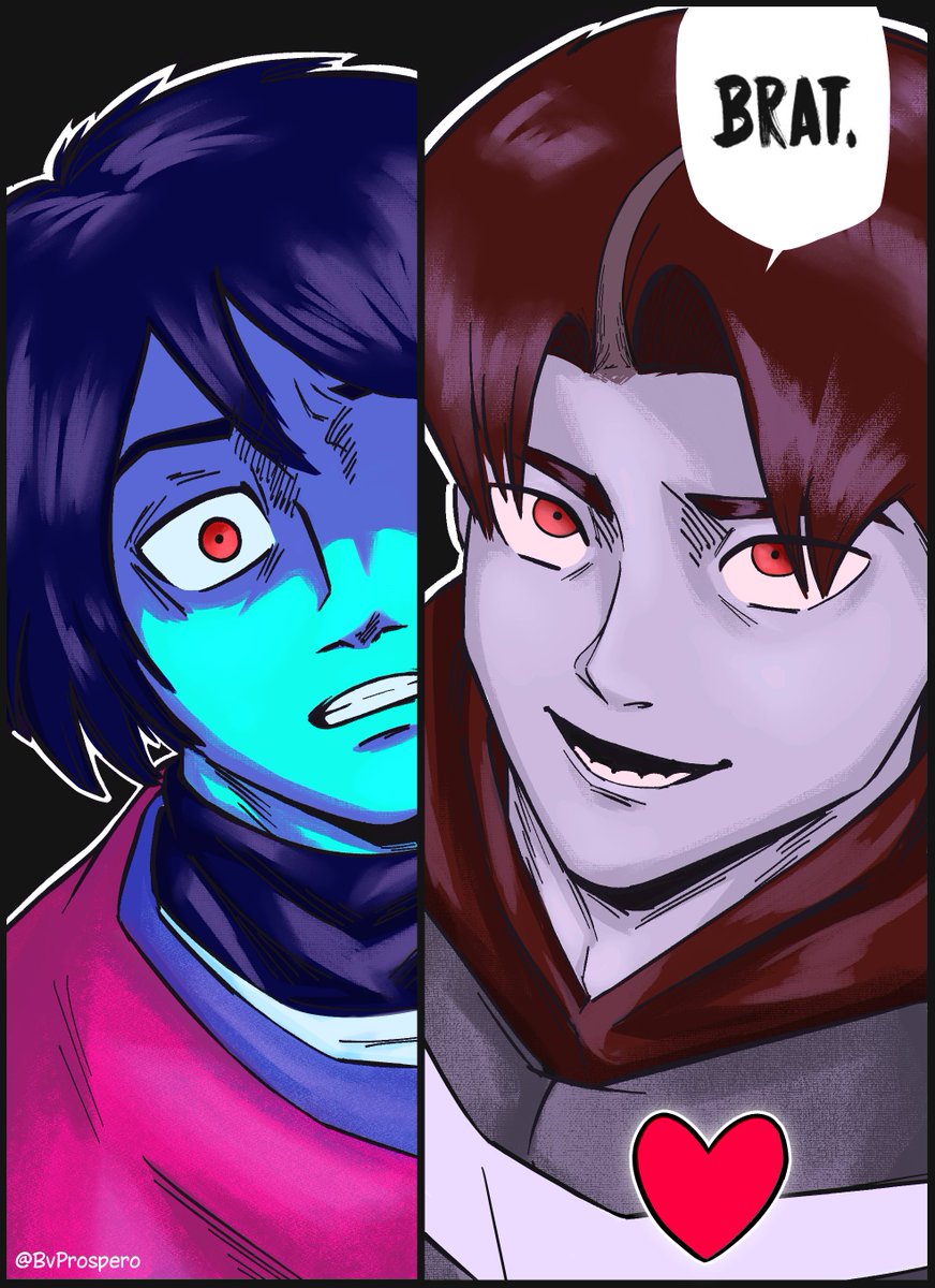 BvProspero's tweet photo. I ain't forgetting about the hockey stick.

#DELTARUNE #deltarunefanart https://t.co/Qv0j3HAGCT