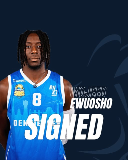 Mojeed Ewuosho, afgelopen seizoen Den Helder Suns, tekent bij Kangoeroes Basket Mechelen