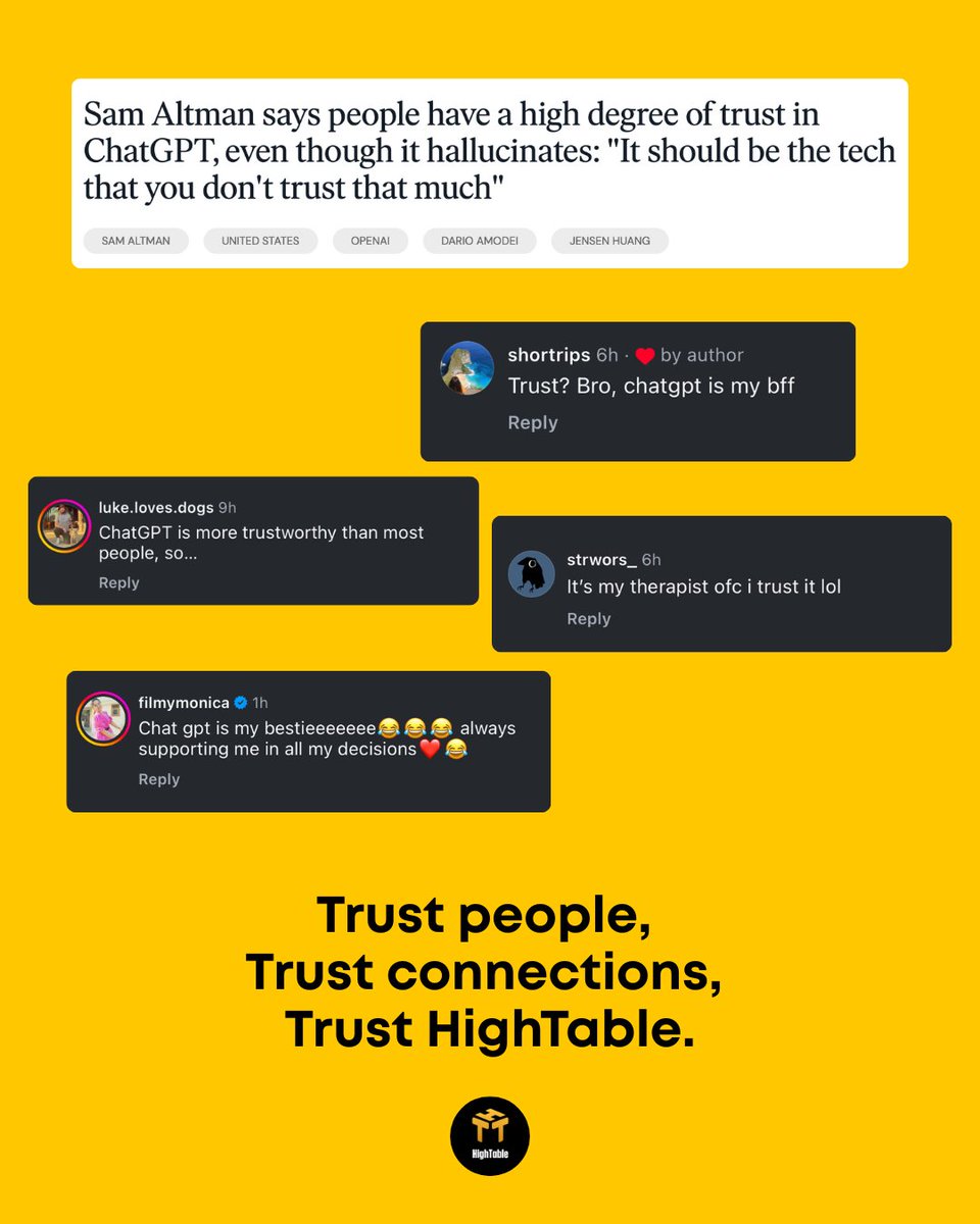 HighTable IRL tweet media