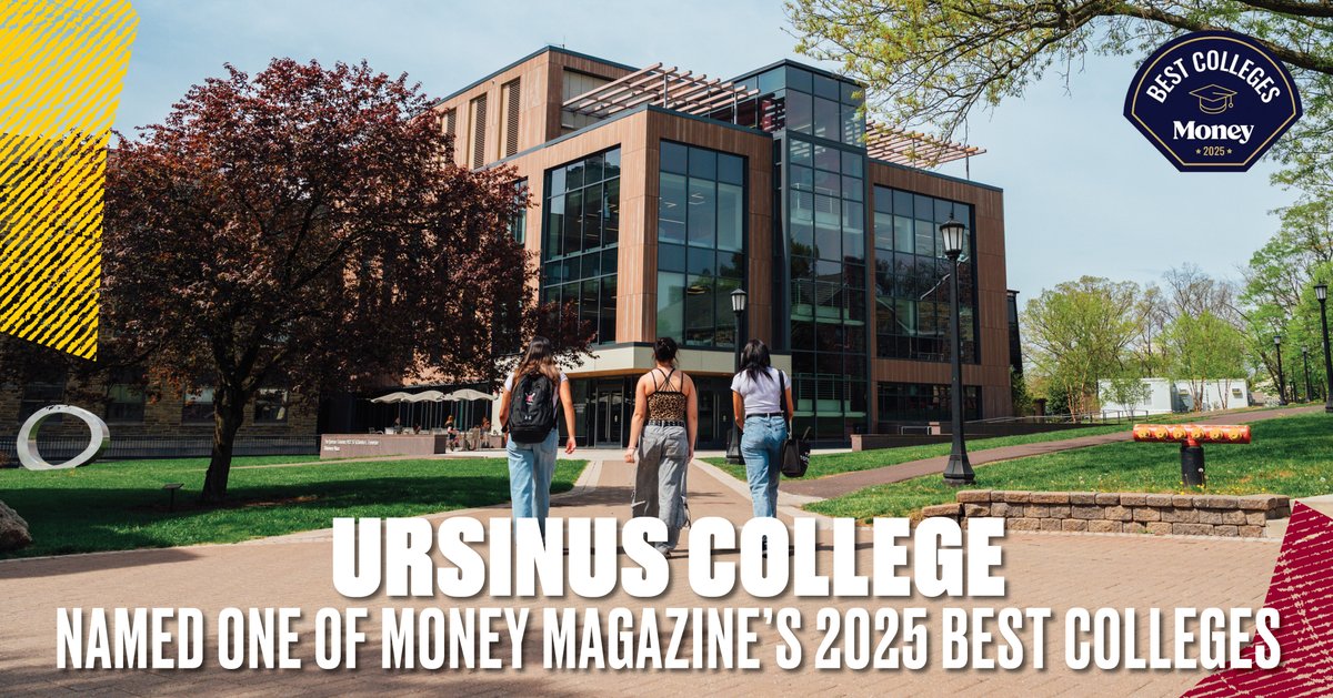 Ursinus has been named one of America’s best in Money magazine’s 2025 list of “Best Colleges” 🎉

The annual ranking recognizes schools that offer standout value, balancing affordability, academics, graduation rates, financial aid, and alumni success.

🗞️ bit.ly/4loHUop