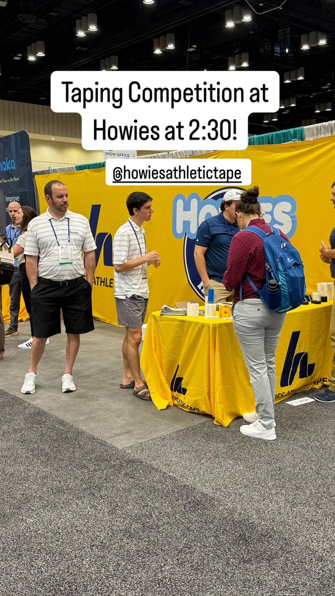 Taping Competition at Howies at 2:30! 

<a href="/howiestape/">Howies Athletic Tape</a>