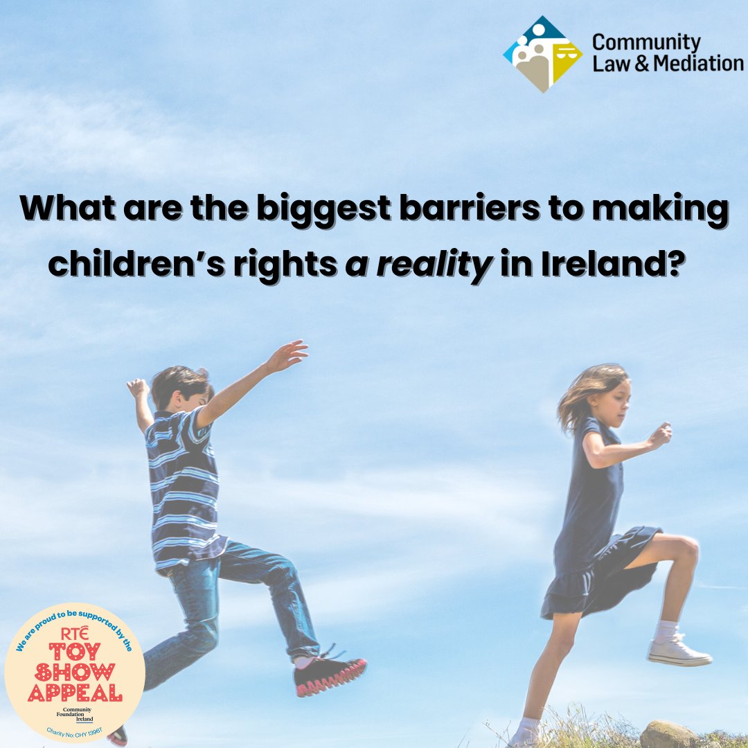 CLMirl's tweet image. As part of our work to better understand and meet the legal needs of children and young people, we asked organisations working with and for children: What are the biggest barriers to making children’s rights a reality in Ireland?

Here’s what they told us 👇

👉Lack of knowledge…