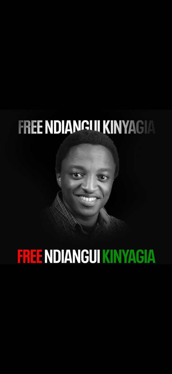 This is gentleman who made the Maandamano timetable. 
#FreeNdianguiKinyagia