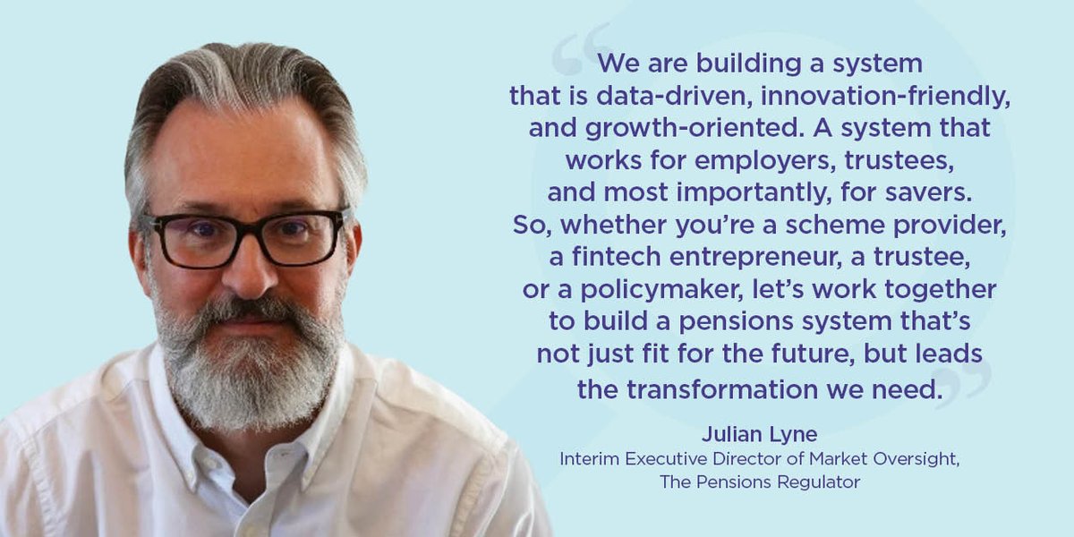 Our Executive Director of Market Oversight Julian Lyne delivered a speech to the Pensions Age Northern Conference today entitled 'Pensions Regulation and Growth: A New Era for Savers and the UK Economy'.  #PensionsAgeLeeds #pensions  Read the speech ow.ly/wgl950WgT2l
