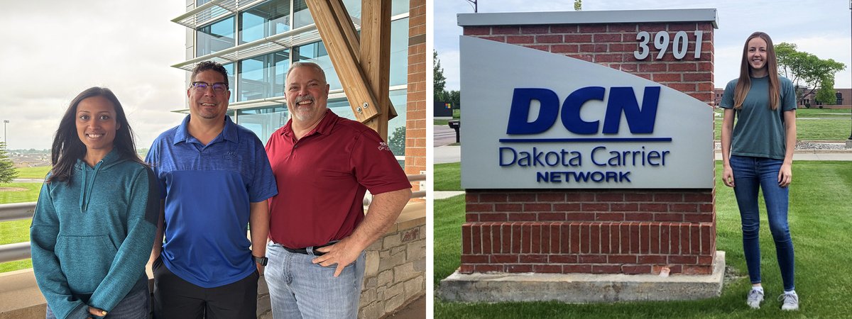 DCN_ND's tweet image. In June, 4 team members celebrated their #DCNworkiversary! ππ©ππ«π§π, info systems mgr, 11 yrs; ππ«π’π€, transport engineer, 12; ππ’π¦, ethernet/IP engineer, 21; and πππ₯π₯π’π, accounting tech, 1. Thanks for your hard work & dedication to DCN, our Owners & our customers!