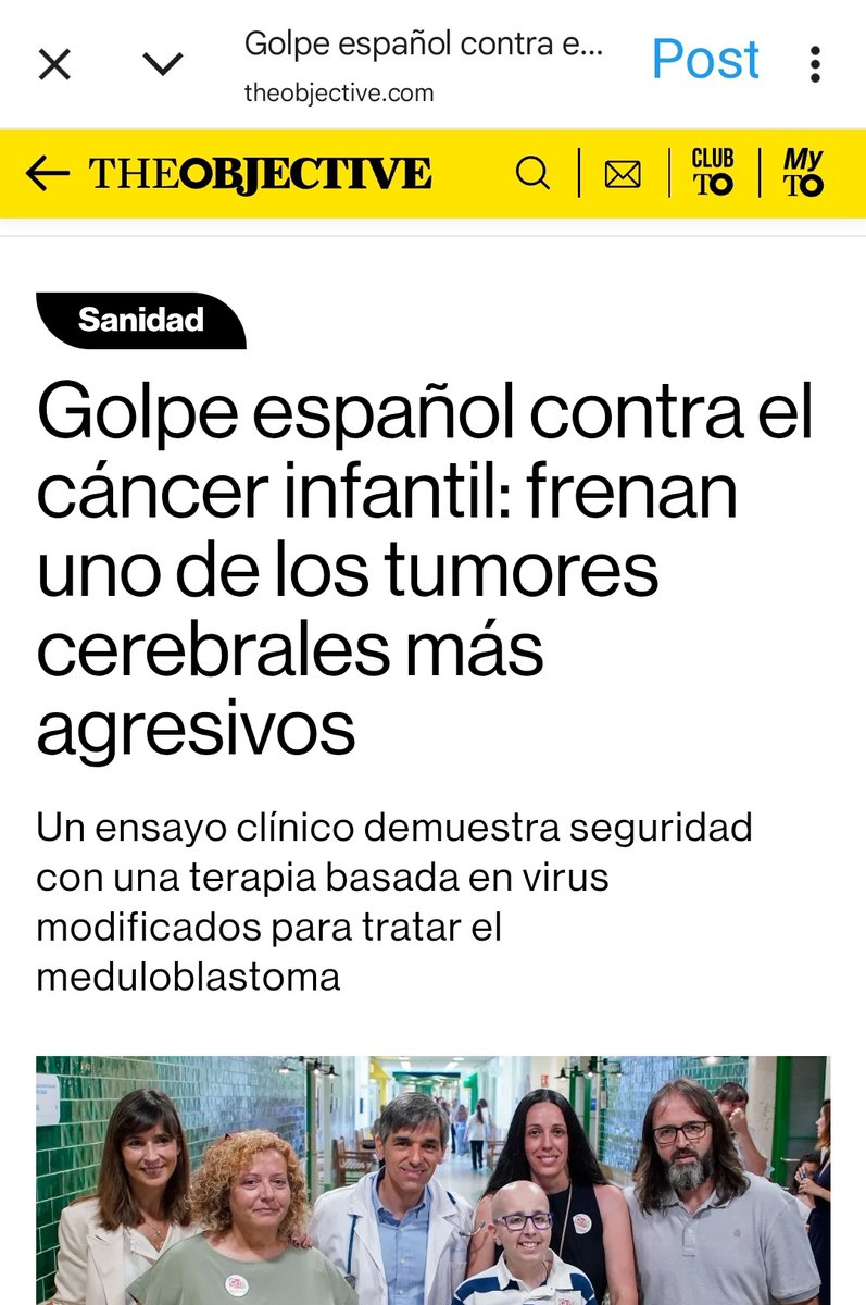 Esto sí que es una noticia a tuitear.

<a href="/TheObjective_es/">THE OBJECTIVE</a> .